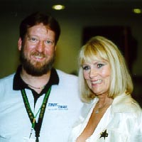TrekTrak Programming Director Eric L. Watts with Grace Lee Whitney