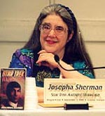 Josepha Sherman at the 1998 TrekTrak