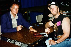 Eric with John DeLancie (Q), May 1995